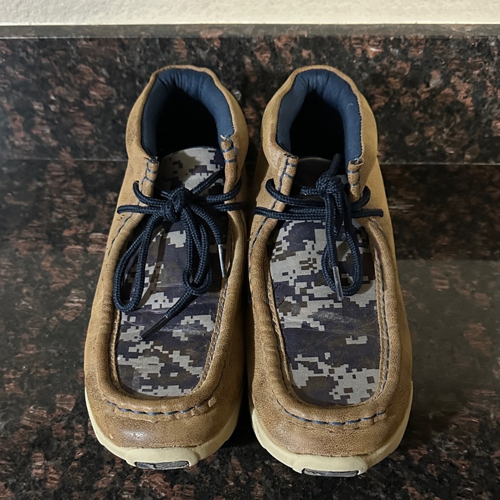 Twisted X Tan and Navy Casual Shoes